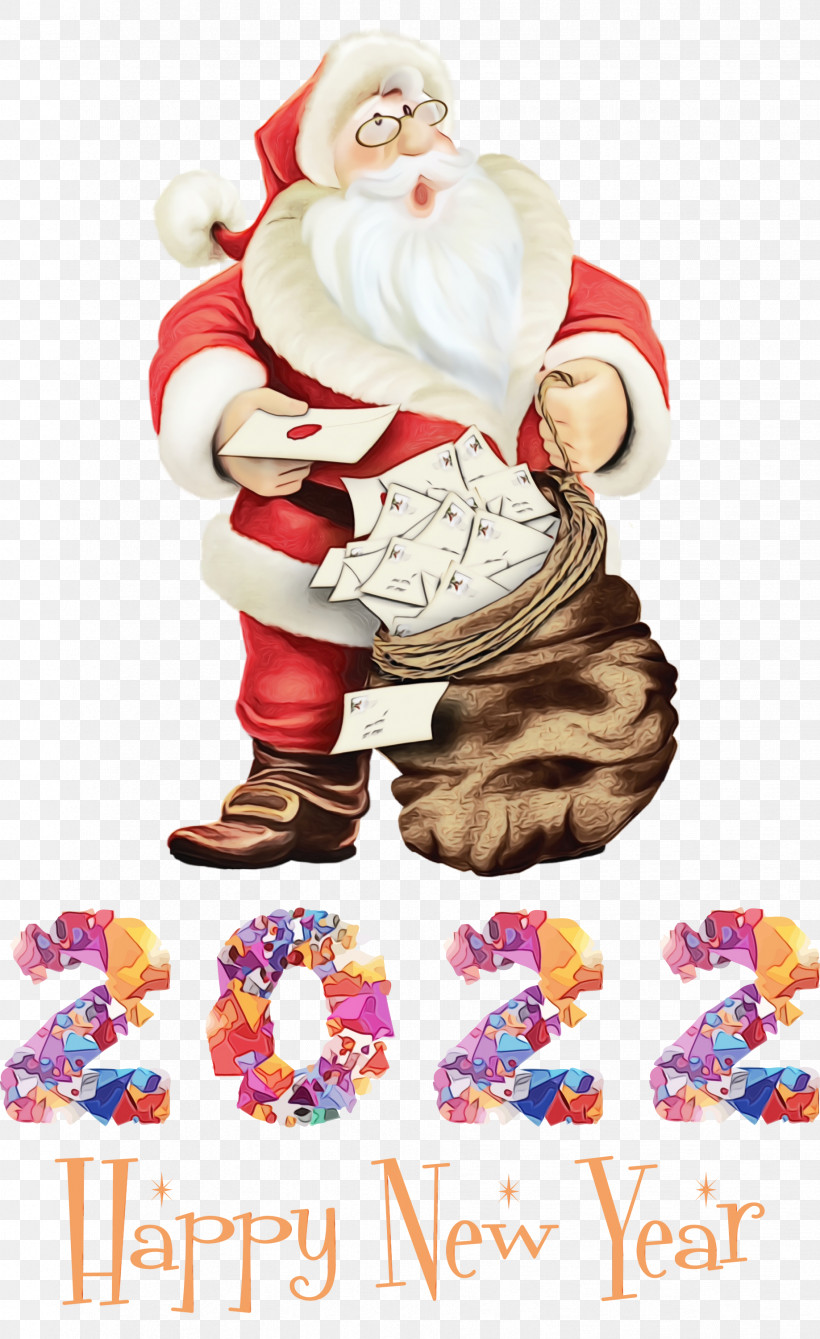 Christmas Santa Claus, PNG, 2500x1501px, Watercolor, Bauble, Christmas Carol, Christmas Day, Christmas Decoration Download Free