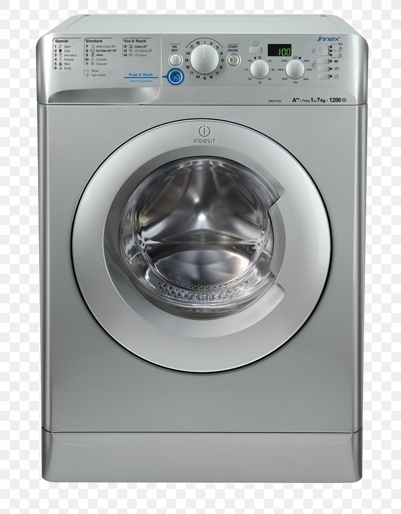 Indesit BWD 71453 UK Washing Machines Indesit Innex XWA 71483X W EU, PNG, 830x1064px, Washing Machines, Clothes Dryer, European Union Energy Label, Home Appliance, Indesit Bwa81483x Download Free