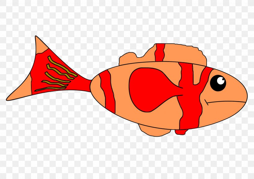 Fish Clip Art, PNG, 2400x1697px, Fish, Facebook, Orange, Red, Sadness Download Free