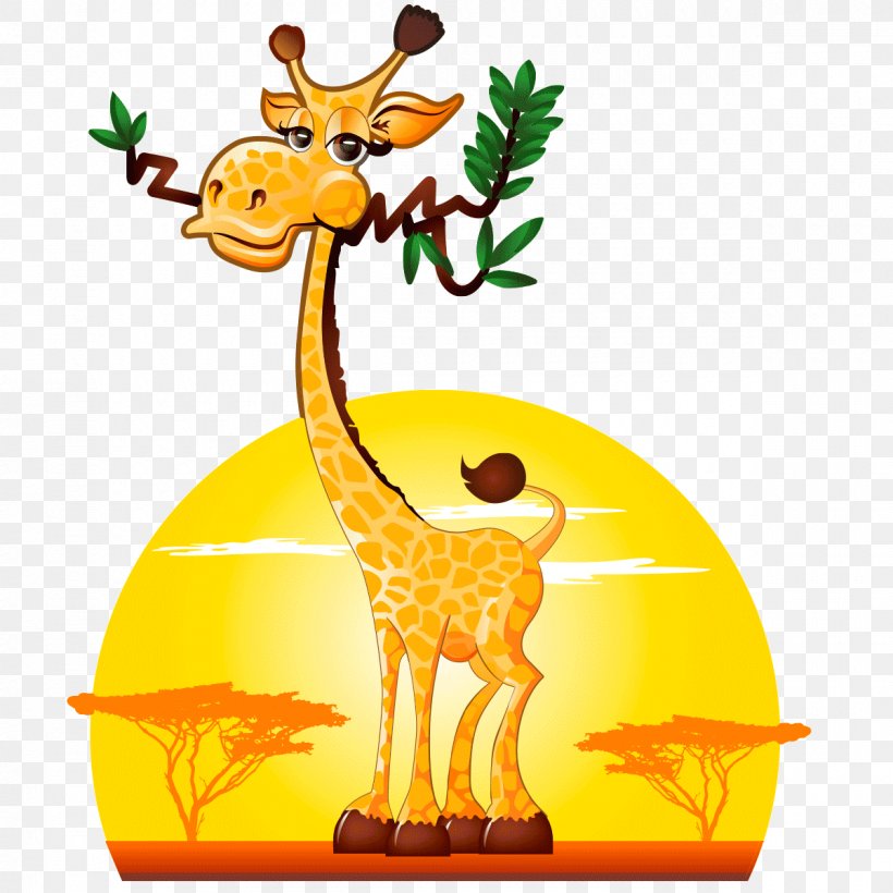 Giraffe Sticker Animal Clip Art, PNG, 1200x1200px, Giraffe, Africa, Animal, Animal Figure, Child Download Free