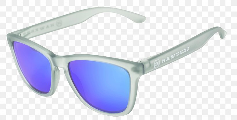 Goggles Sunglasses Hawkers Blue, PNG, 1024x521px, Goggles, Aqua, Azure, Blue, Eyewear Download Free