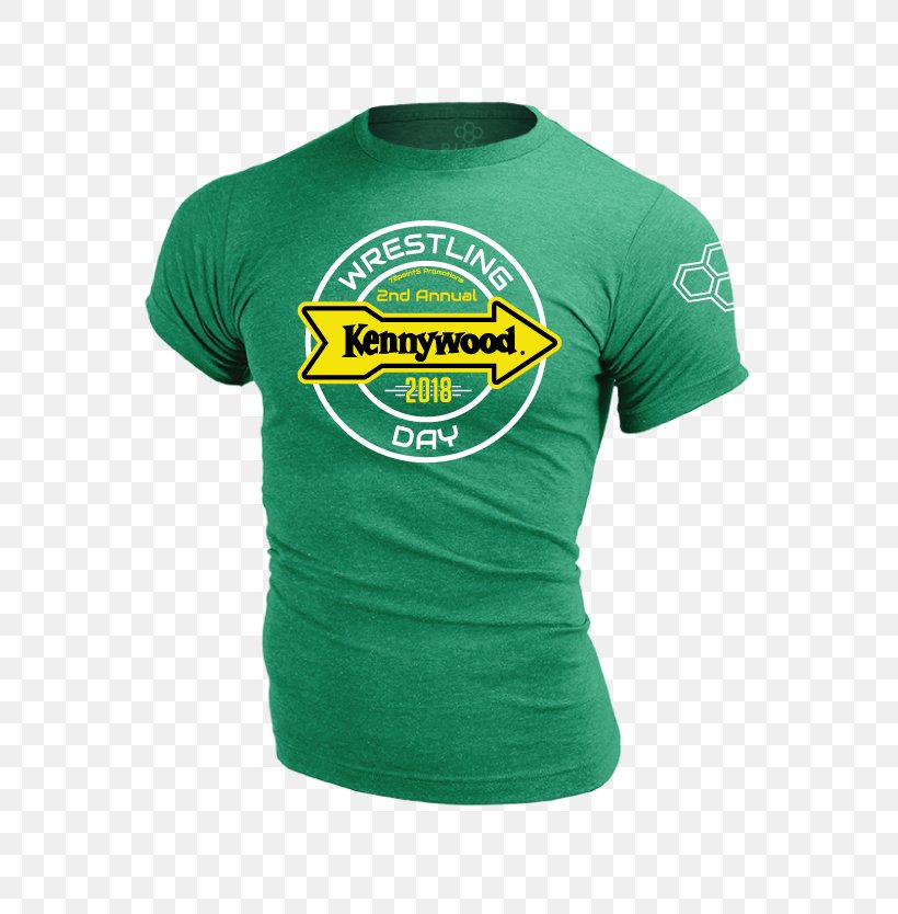 Kennywood Park's Wrestling Day 2018 Kennywood Boulevard T-shirt 0, PNG, 622x834px, 2018, Kennywood, Active Shirt, Brand, Green Download Free