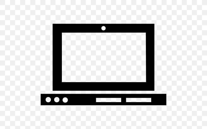 Laptop Portable Computer, PNG, 512x512px, Laptop, Area, Black, Black And White, Brand Download Free