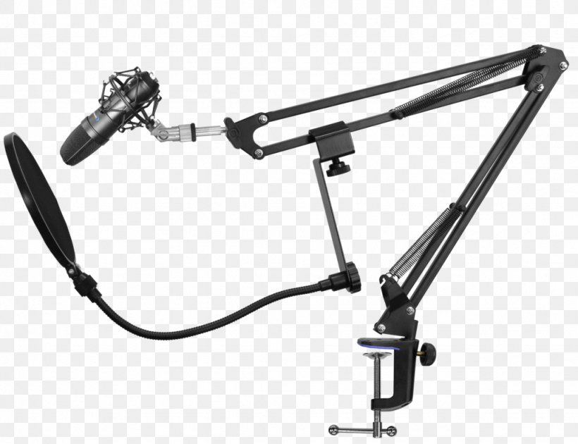 Microphone Stands Condensatormicrofoon Pop Filter Public Address Systems, PNG, 1024x787px, Microphone, Auto Part, Automotive Exterior, Bicycle Accessory, Bicycle Frame Download Free