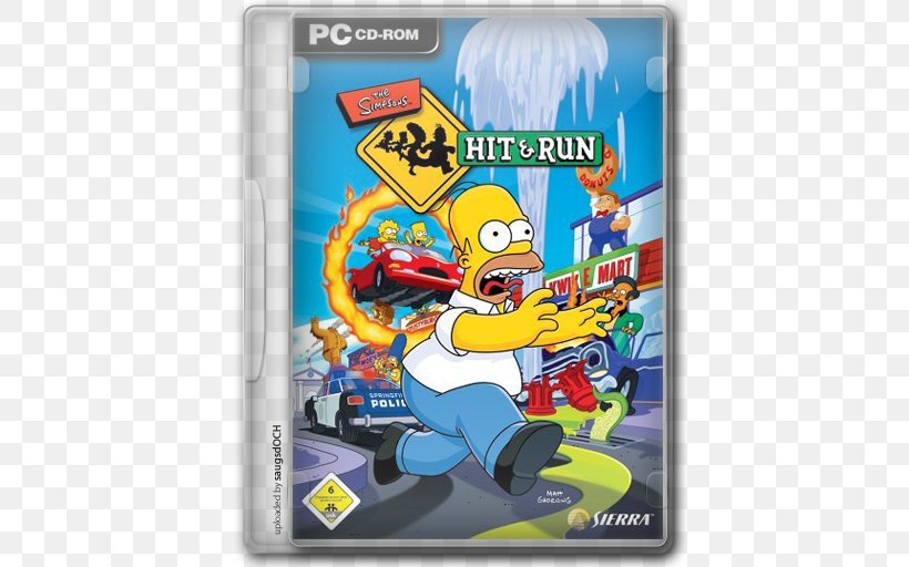 The Simpsons: Hit & Run PlayStation 2 Xbox 360 Platinum Hits The Simpsons: Road Rage, PNG, 512x512px, Simpsons Hit Run, Action Figure, Dan Castellaneta, Fictional Character, Game Download Free