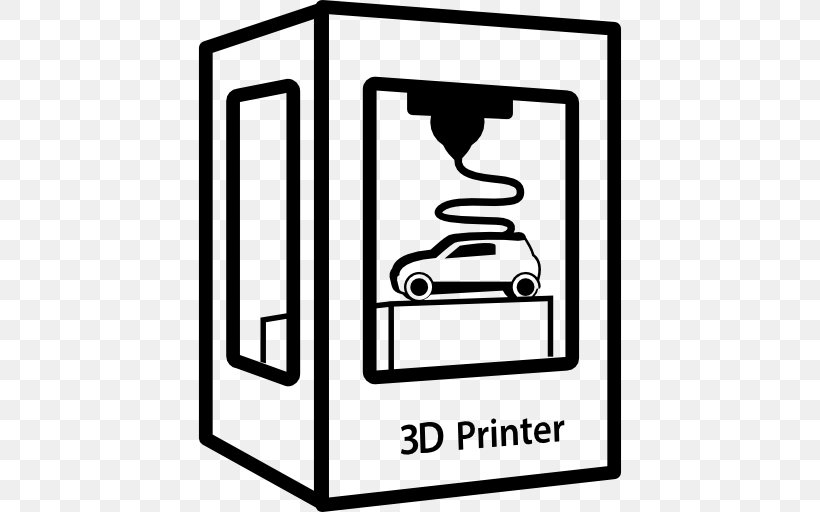 3D Printing Printer 3D Hubs, PNG, 512x512px, 3d Computer Graphics, 3d Hubs, 3d Printing, Area, Black And White Download Free