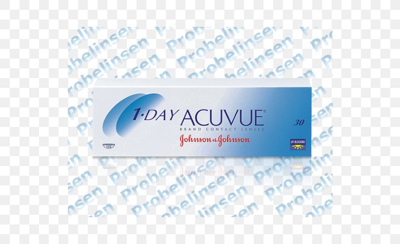 Contact Lenses 1-Day Acuvue Daily LENS5 Johnson & Johnson Brand, PNG, 600x500px, Contact Lenses, Acuvue, Blue, Brand, Johnson Johnson Download Free