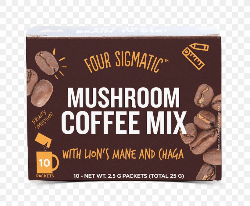 Instant Coffee Hericium Erinaceus Chaga Mushroom Organic Food, PNG, 1000x825px, Coffee, Arabica Coffee, Brand, Chaga Mushroom, Chocolate Download Free