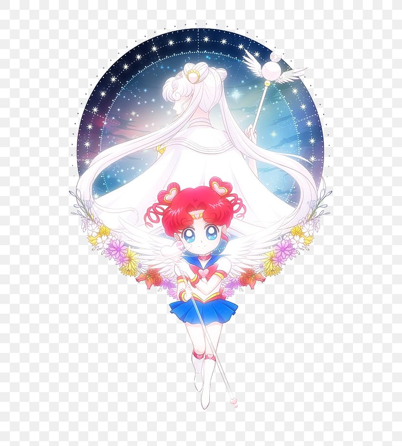 Sailor Moon Chibiusa Sailor Pluto Sailor Saturn Sailor Venus, PNG, 584x910px, Watercolor, Cartoon, Flower, Frame, Heart Download Free