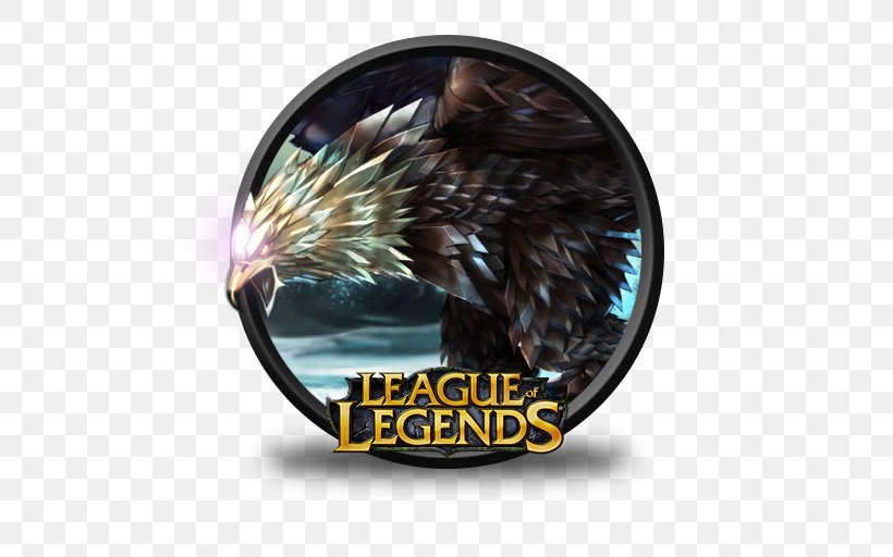 League Of Legends Video Game Desktop Wallpaper Bird, PNG, 512x512px, League Of Legends, Bird, Bird Of Prey, Brand, Computer Monitors Download Free