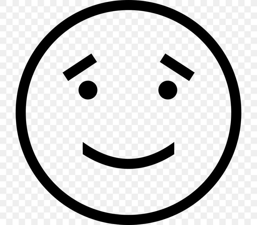 Smiley Sadness Face Emoticon Clip Art, PNG, 720x720px, Smiley, Area, Black And White, Crying, Drawing Download Free