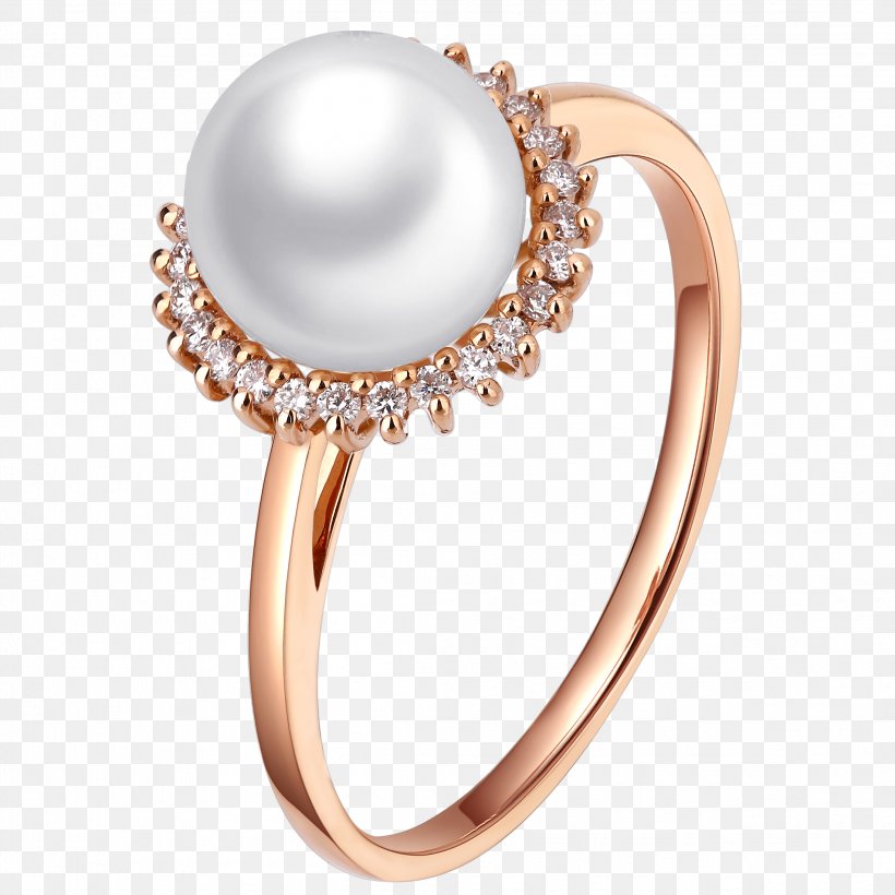 Pearl Ring Jewellery, PNG, 2196x2196px, Pearl, Body Jewelry, Czerwone Zu0142oto, Designer, Diamond Download Free