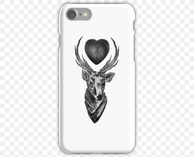 Tattoo Drawing One Direction T-shirt, PNG, 500x667px, Tattoo, Art, Black And White, Bone, Deer Download Free