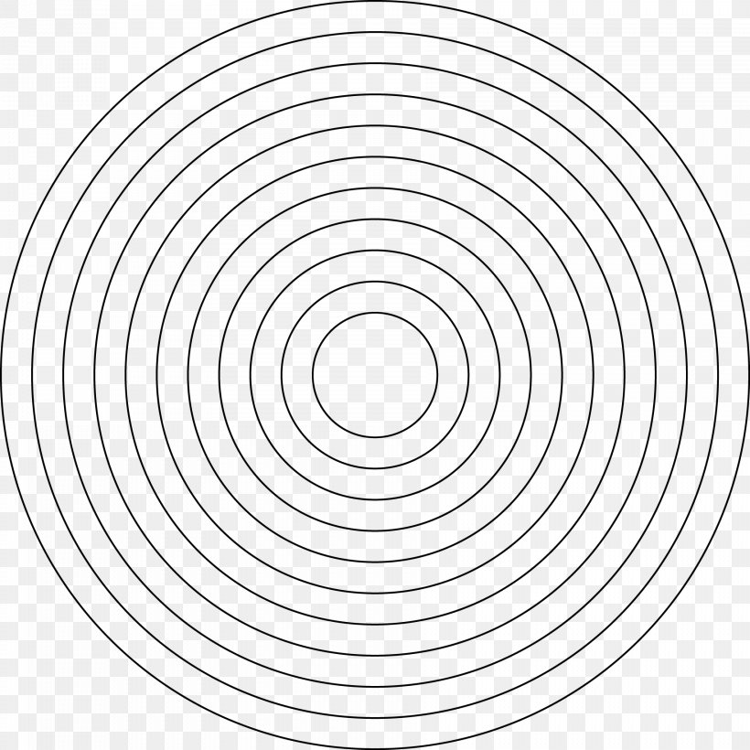 Circle Wave Line, PNG, 1804x1804px, Wave, Area, Black And White, Cryptocurrency, Curve Download Free