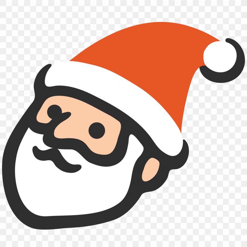 Funny Santa Claus Emoji Android Christmas Fantasy, PNG, 2000x2000px, Santa Claus, Android, Android Lollipop, Christmas Fantasy, Emoji Download Free