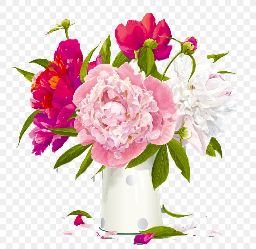 Peony Paeonia Lactiflora Flower Clip Art, PNG, 800x800px, Peony, Artificial Flower, Cut Flowers, Drawing, Floral Design Download Free