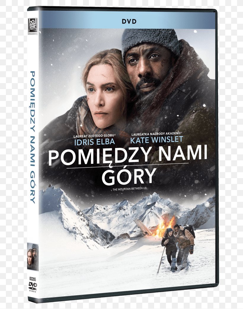 Idris Elba Kate Winslet The Mountain Between Us Blu-ray Disc DVD, PNG, 706x1041px, 20th Century Fox, 2017, Idris Elba, Action Film, Amazoncom Download Free