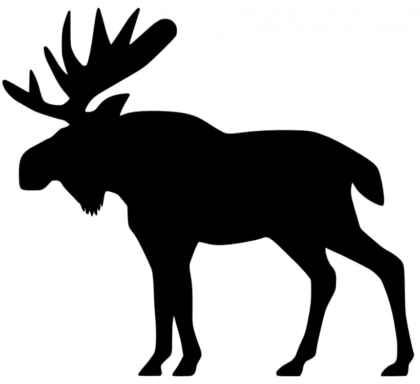 Moose Deer Black And White Clip Art, PNG, 915x839px, Moose, Antler, Black And White, Cartoon, Cattle Like Mammal Download Free