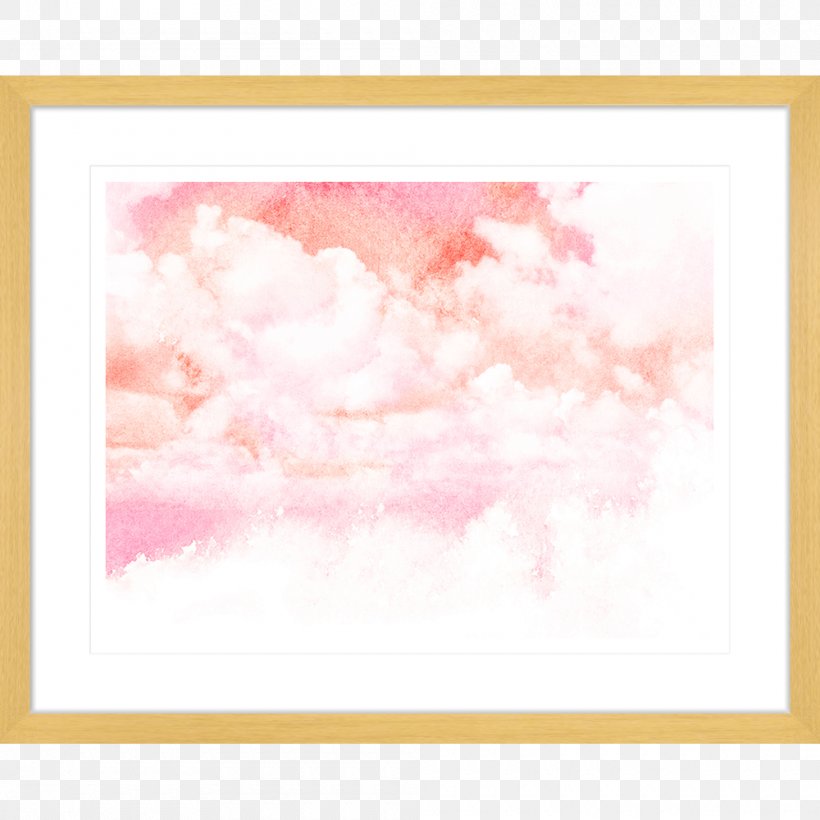 Picture Frames Watercolor Painting Cloud Printing, PNG, 1000x1000px, Picture Frames, Clothing Sizes, Cloud, Color, Paint Download Free