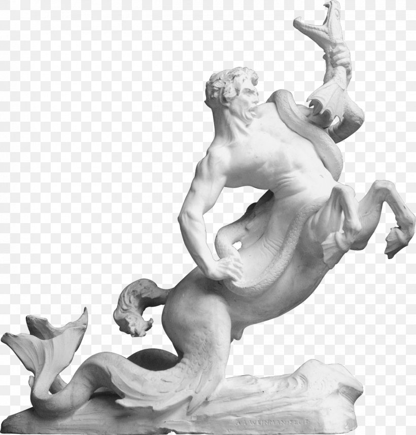 Triton Statue Centaur Sculpture Mythology, PNG, 1529x1600px, Triton, Amphitrite, Art, Artwork, Black And White Download Free