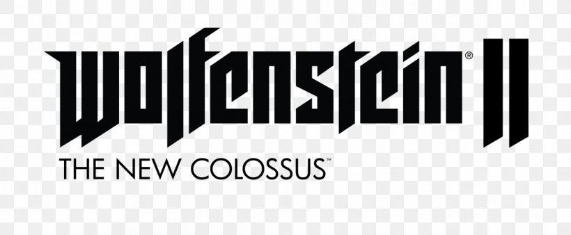 Wolfenstein II: The New Colossus Wolfenstein: The New Order Castle Wolfenstein Video Game DOOM, PNG, 1194x493px, Wolfenstein Ii The New Colossus, Bethesda Softworks, Black, Black And White, Brand Download Free