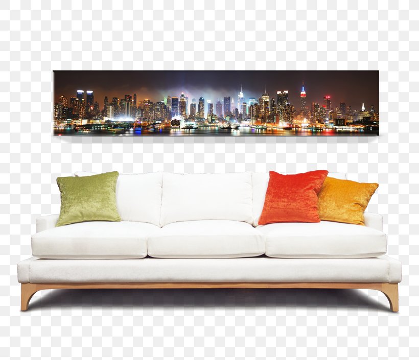 Canvas Print Sofa Bed Couch Living Room Interior Design Services, PNG, 800x706px, Canvas Print, Canvas, Chair, Couch, Furniture Download Free