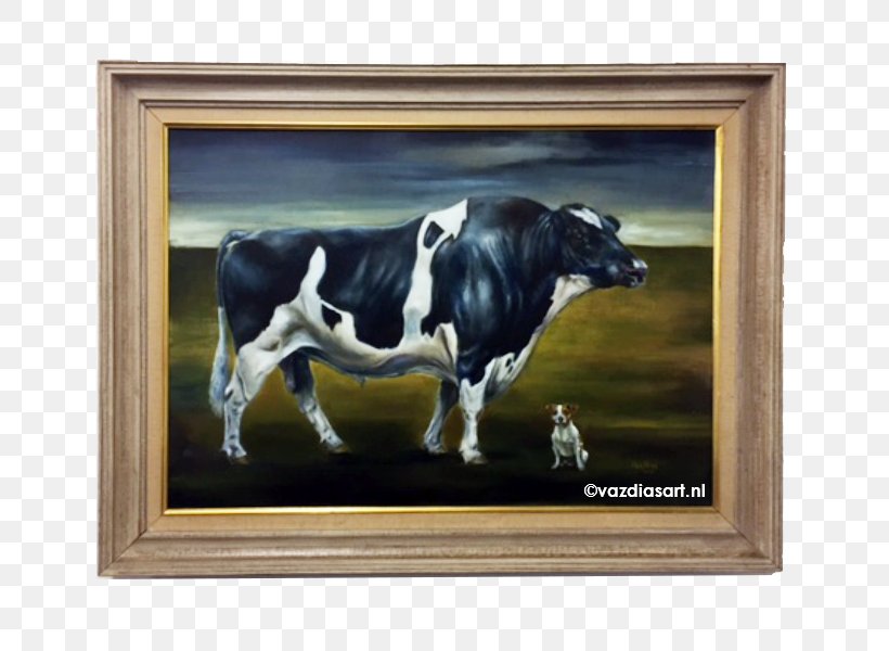 Dairy Cattle Painting Bull Picture Frames, PNG, 768x600px, Dairy Cattle, Bull, Cattle, Cattle Like Mammal, Cow Goat Family Download Free