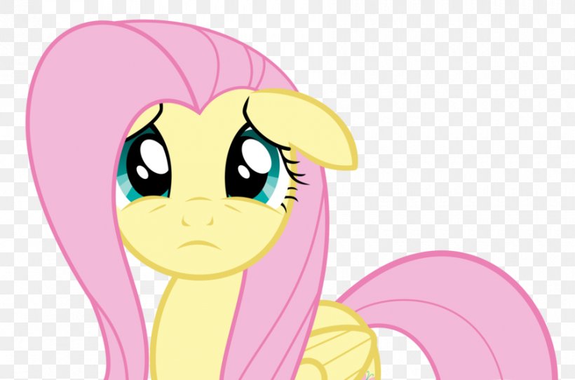 Fluttershy Pony DeviantArt Animation, PNG, 900x595px, Watercolor, Cartoon, Flower, Frame, Heart Download Free