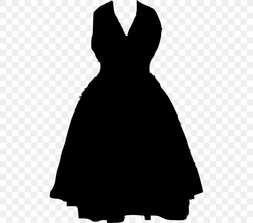 Formal Wear Prom Dress Clothing Clip Art, PNG, 497x720px, Formal Wear, Black, Black And White, Bride, Clothing Download Free