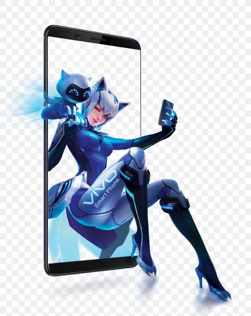 Mobile Legends: Bang Bang Vivo V7 BLU Vivo Selfie Smartphone, PNG, 872x1096px, Mobile Legends Bang Bang, Action Figure, Electric Blue, Fictional Character, Figurine Download Free