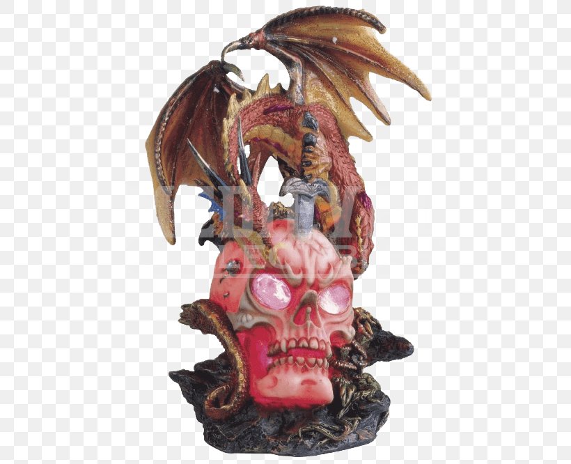 Red Dragon Five The Skulls Statue Fantasy, PNG, 666x666px, Skulls, Art, Dragon, Face, Fantastic Art Download Free