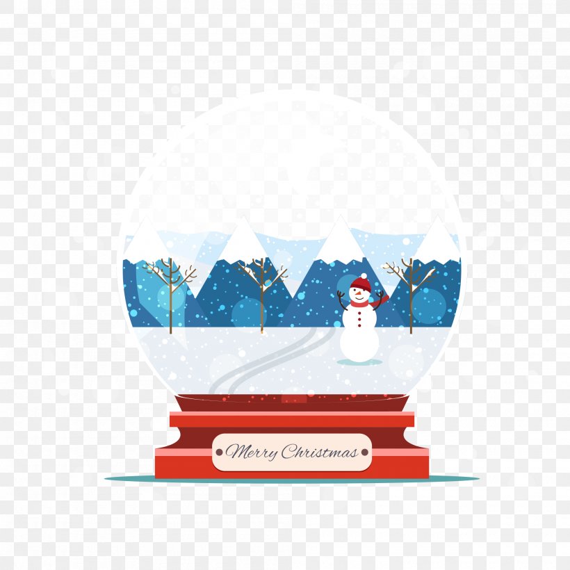 Snow Globe Snowman Wallpaper, PNG, 2000x2000px, Snow, Ball, Blue, Brand, Christmas Download Free