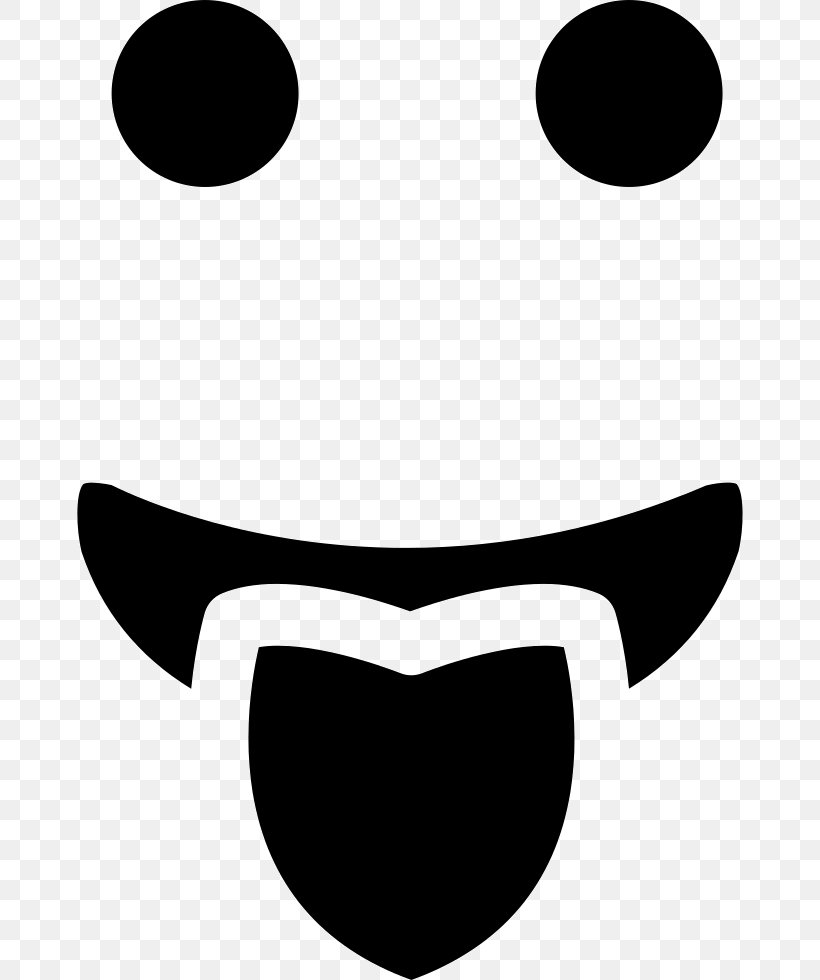 Tongue Smiley Emoticon, PNG, 666x980px, Tongue, Black, Black And White, Emoticon, Eyewear Download Free