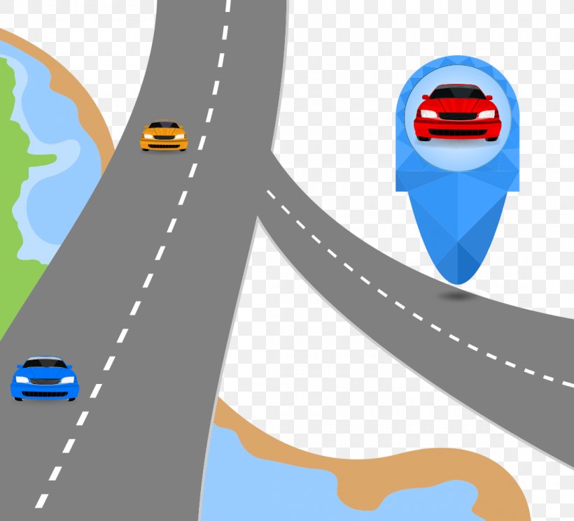 Urban Road Vehicle Location, PNG, 1100x1000px, Road, Blue, Cartoon, City, Global Positioning System Download Free