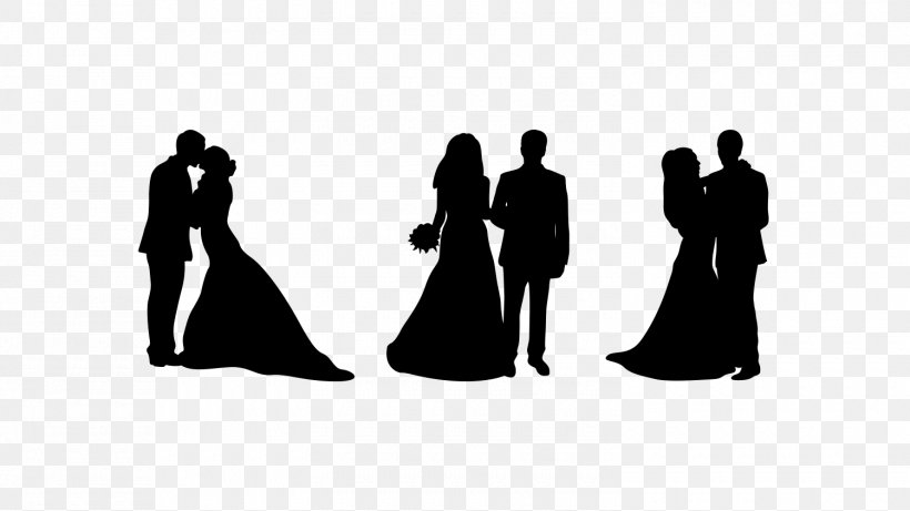 Wedding Cake Topper Bridegroom Silhouette, PNG, 1500x844px, Wedding Cake, Black, Black And White, Bridal Shower, Bride Download Free