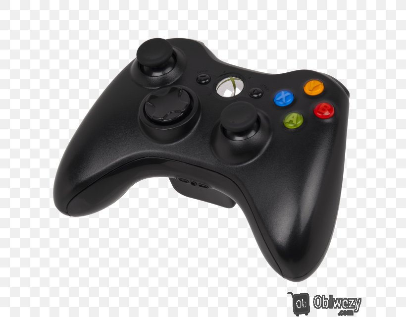 Xbox One Controller Xbox 360 Controller Black, PNG, 640x640px, Xbox One Controller, All Xbox Accessory, Black, Electronic Device, Game Controller Download Free