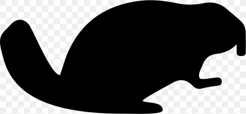 Cat Clip Art, PNG, 981x458px, Cat, Beaver, Beavertails, Black, Black And White Download Free