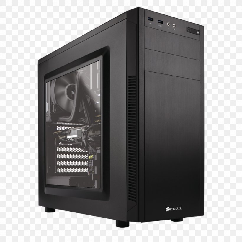 Computer Cases & Housings Power Supply Unit MicroATX Corsair Components, PNG, 900x900px, Computer Cases Housings, Atx, Computer, Computer Case, Computer Component Download Free