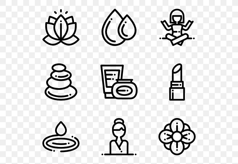 Spa Vector, PNG, 600x564px, Image Editing, Area, Art, Black And White, Drawing Download Free