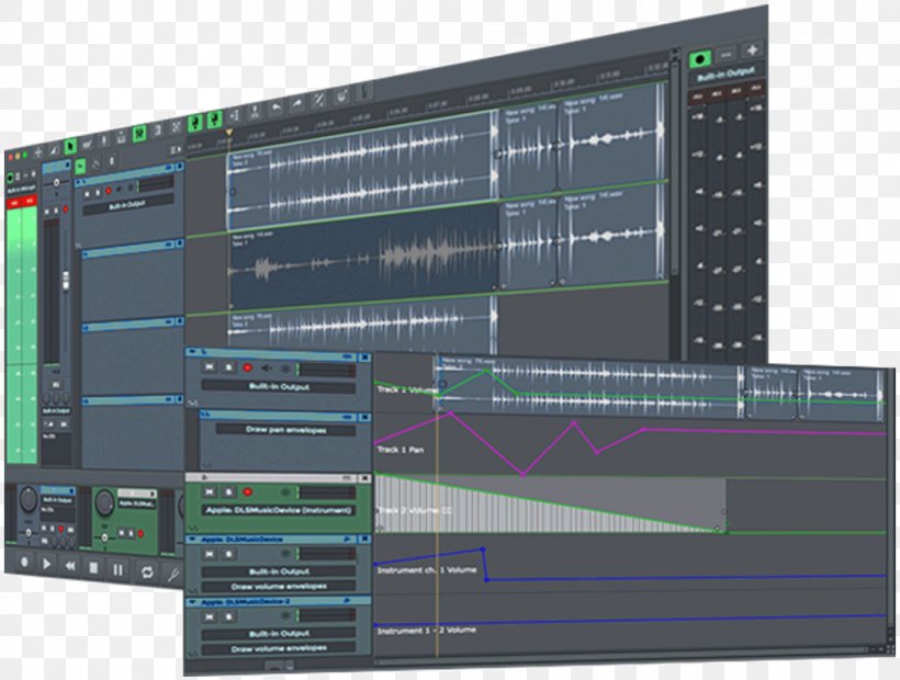 Digital Audio Workstation N-Track Studio Recording Studio Multitrack Recording, PNG, 1058x800px, Watercolor, Cartoon, Flower, Frame, Heart Download Free