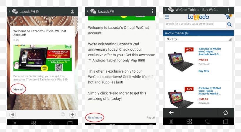 WeChat E-commerce Lazada Group Chatbot Internet, PNG, 1600x881px, Wechat, Android, Brand, Chatbot, Computer Download Free