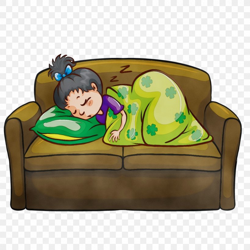 Couch Furniture Comfort Fictional Character, PNG, 1200x1200px, Watercolor, Comfort, Couch, Fictional Character, Furniture Download Free