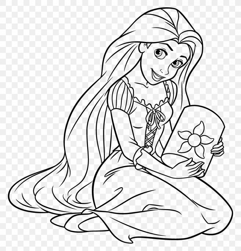 Rapunzel Princess Aurora Ariel Belle Cinderella, PNG, 1050x1095px, Watercolor, Cartoon, Flower, Frame, Heart Download Free