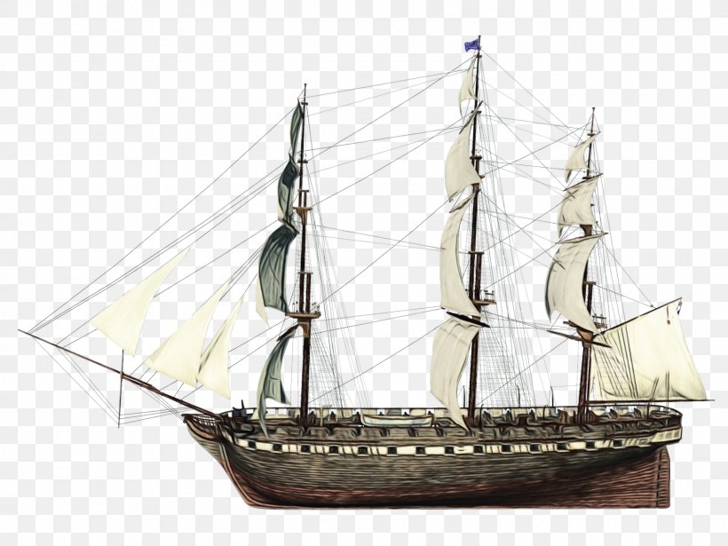 Sailing Ship Vehicle Boat Tall Ship Mast, PNG, 1600x1200px, Watercolor, Barquentine, Boat, Caravel, Flagship Download Free
