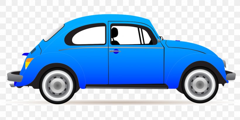 Volkswagen Beetle Car Clip Art, PNG, 960x480px, Volkswagen Beetle, Automotive Design, Automotive Exterior, Blue, Brand Download Free