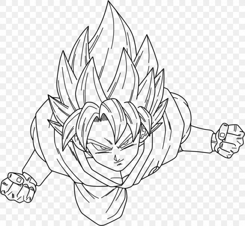 Goku Vegeta Super Saiya Saiyan Trunks, PNG, 928x860px, Goku, Arm, Artwork, Black, Black And White Download Free