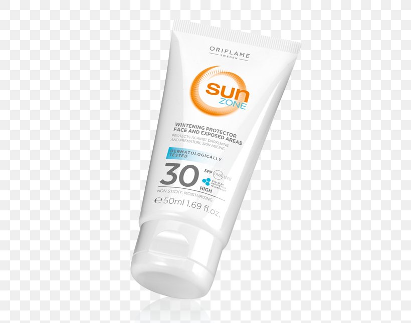 Sunscreen Lotion Factor De Protección Solar Oriflame Face, PNG, 645x645px, Sunscreen, Cosmetics, Cream, Deodorant, Face Download Free