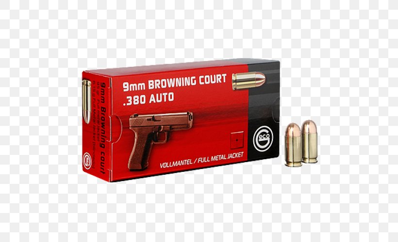 9×19mm Parabellum Ammunition Full Metal Jacket Bullet Cartridge .380 ACP, PNG, 500x500px, 32 Acp, 38 Special, 40 Sw, 45 Acp, 380 Acp Download Free