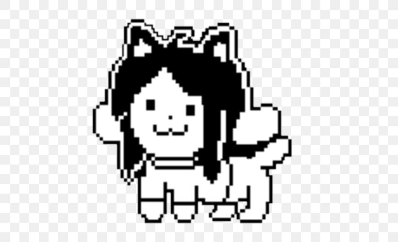Undertale Yume Nikki Video Game, PNG, 500x500px, Undertale, Area, Art, Black, Black And White Download Free