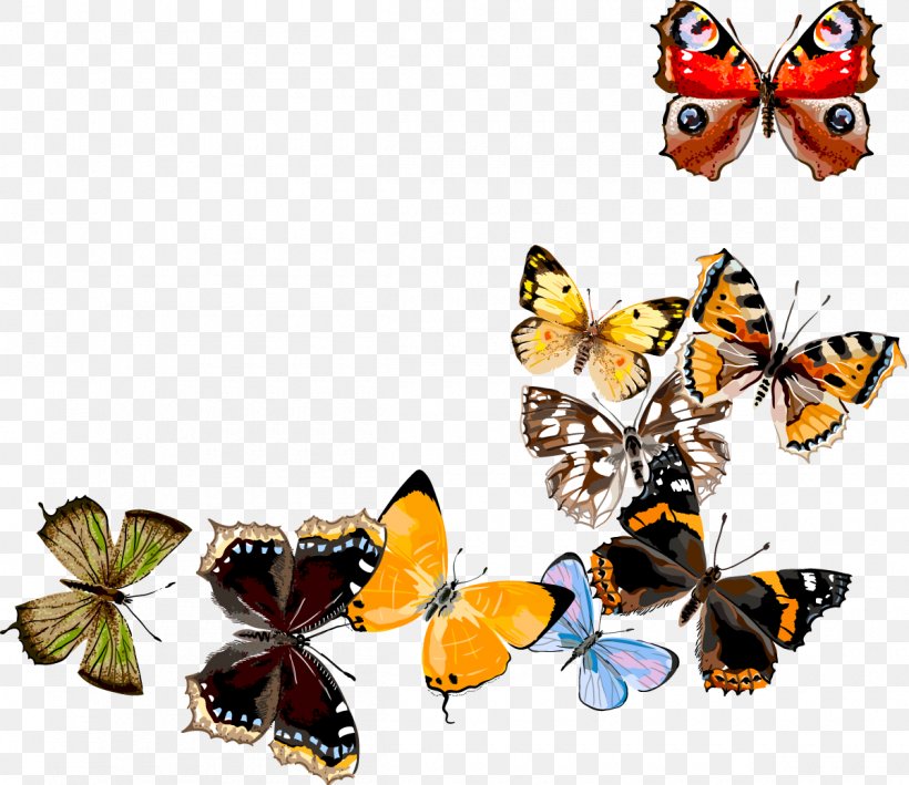 Butterfly Digital Art, PNG, 1200x1038px, Butterfly, Animation, Arthropod, Brush Footed Butterfly, Digital Art Download Free